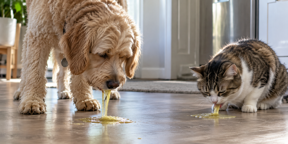 Why Is My Dog or Cat Throwing Up Yellow Bile? Causes Explained