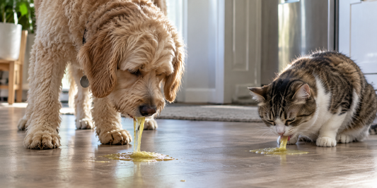 Why Is My Dog or Cat Throwing Up Yellow Bile? Causes Explained